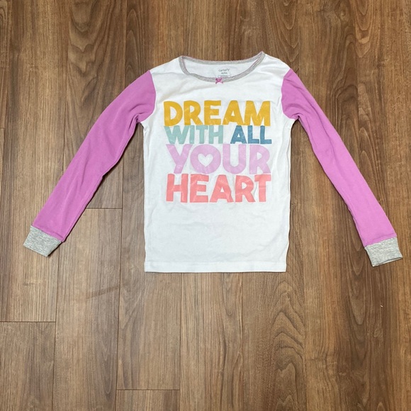Like new Carters Girls Size 10 PJ Top only - Picture 1 of 5